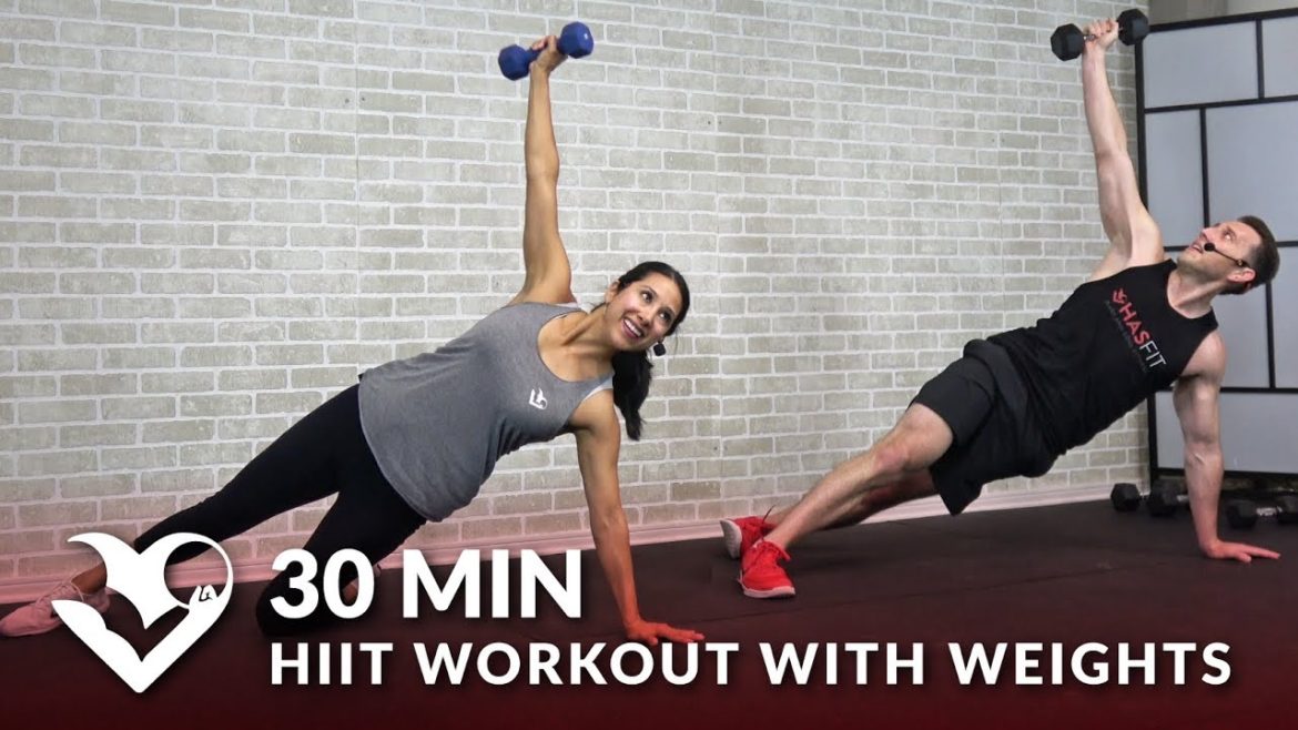 30 Minute Hiit Workout With Weights Full Body 30 Min Hiit Tabata Workouts At Home With 5643