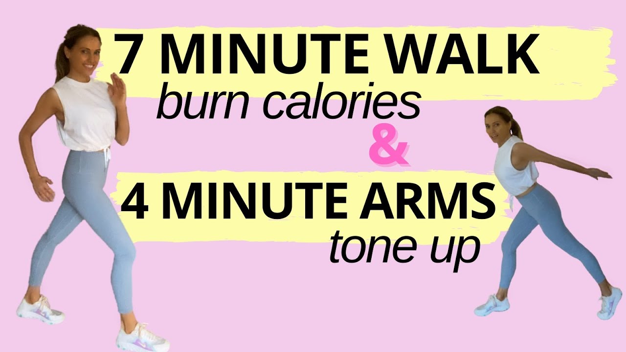 7 MINUTE INDOOR WALK WITH LUCY AT HOME 4 MINUTE ARM TONING WORKOUT