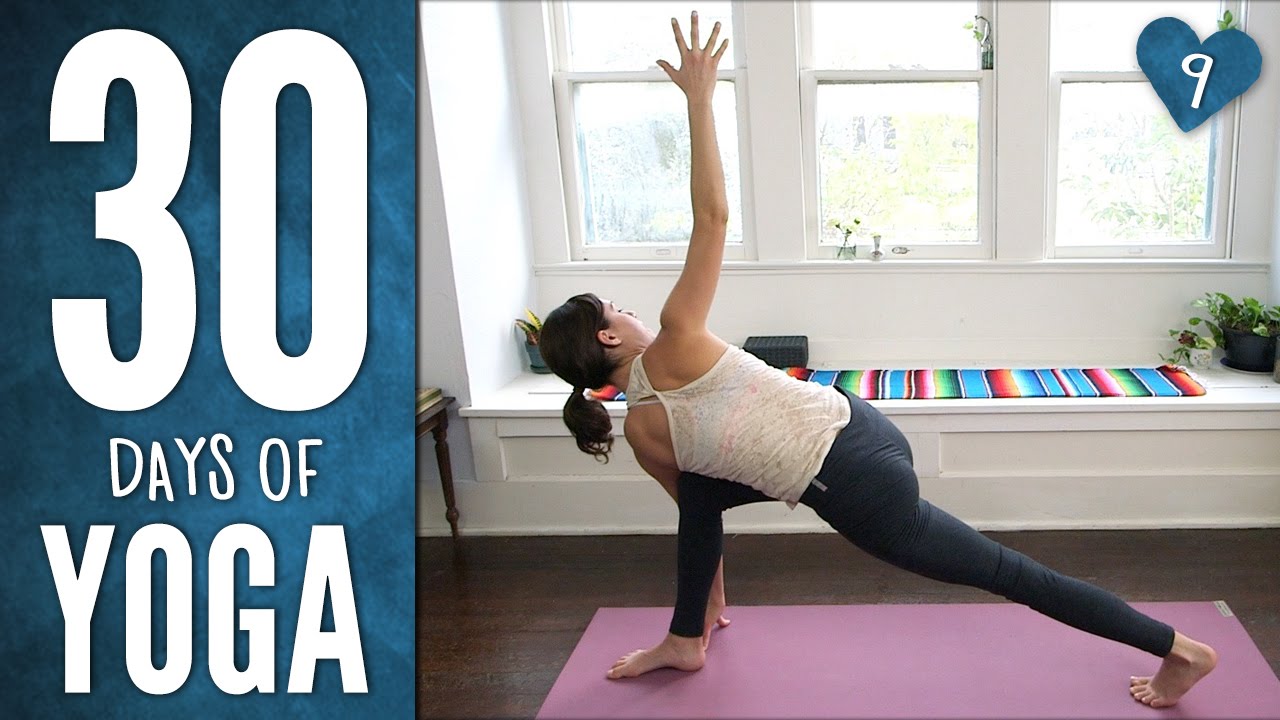 Йога 30 дней. Yoga Day. 30 Days of Yoga. Детокс практика упражнения.