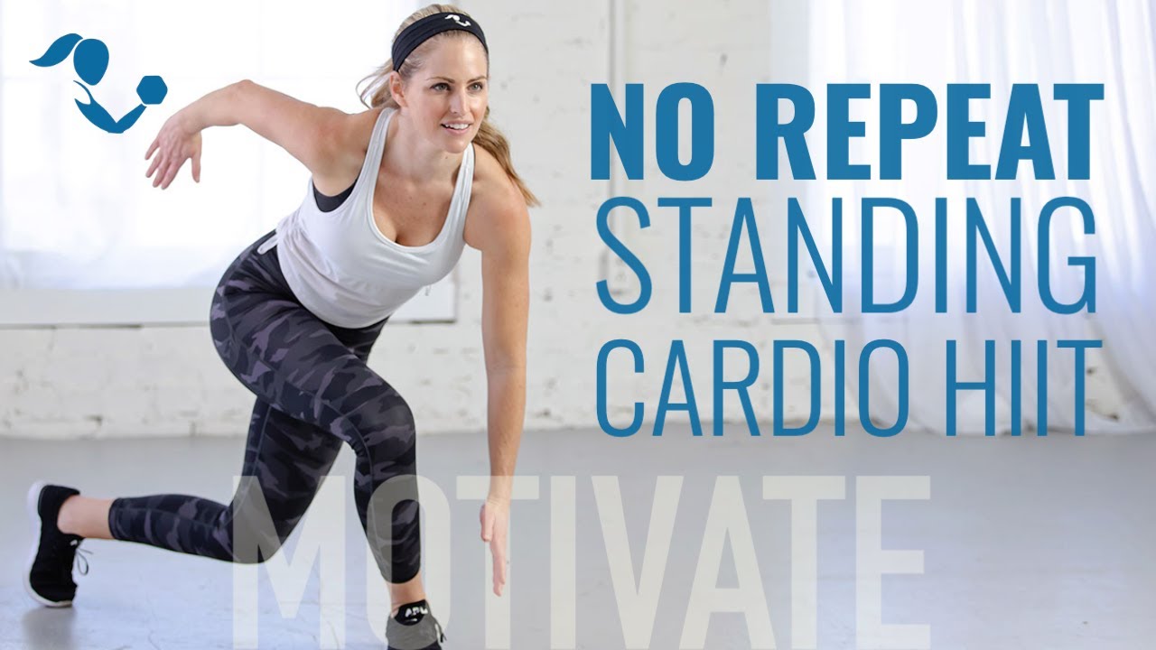 30 Minute No Repeat Standing Cardio Hiit Workout Bodyfit By Amy Rapidfire Fitness 0178