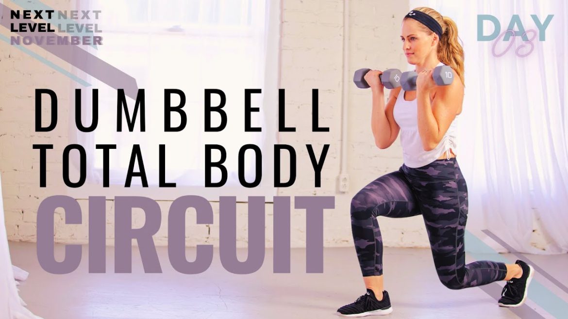 35 Minute Dumbbell Total Body Circuit Workout Home Workout For Strength And Cardio Bodyfit By 8511