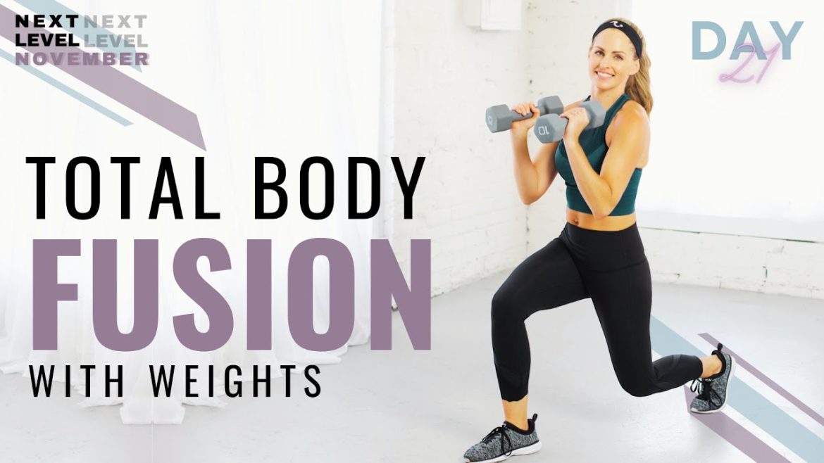 35 Minute Total Body Fusion With Weights Workout Bodyfit By Amy Rapidfire Fitness 8144