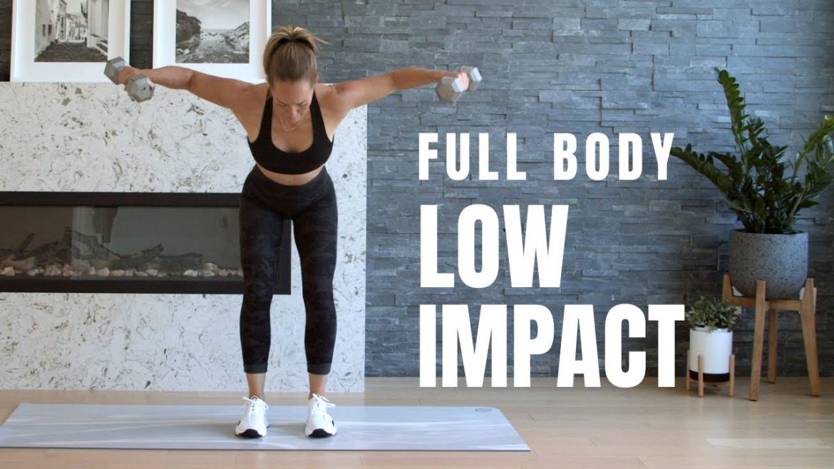 Low Impact Full Body Hiit Workout With Weights Heather Robertson Rapidfire Fitness 