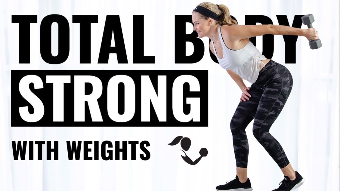 Total Body Strong With Weights Workout With Weights Bodyfit By Amy Rapidfire Fitness 1250