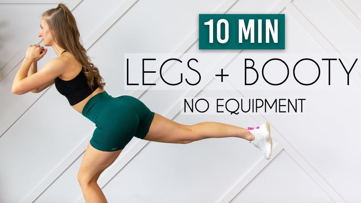 10 Min Legbootythigh Workout No Equipment Killer Legs Madfit Rapidfire Fitness 