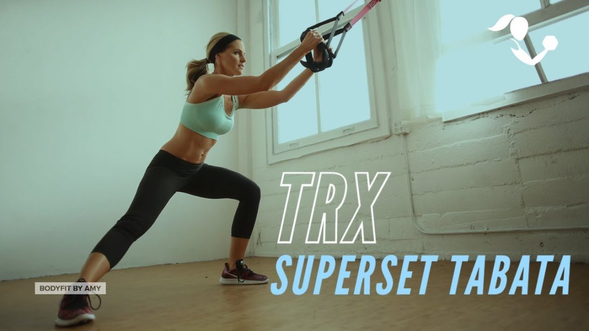 20 Minute Trx Superset Tabata Workout At Home Full Body Suspension Training For Strength 7692