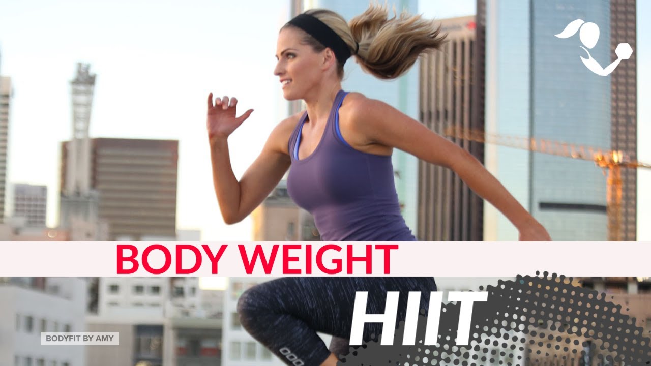 30 Minute Bodyweight Hiit Workout Home Exercises For Total Body Strength And Cardio Bodyfit By 4872