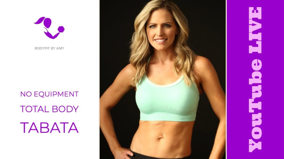 Live Bodyweight Total Body Tabata Workout Bodyfit By Amy Rapidfire Fitness 5628