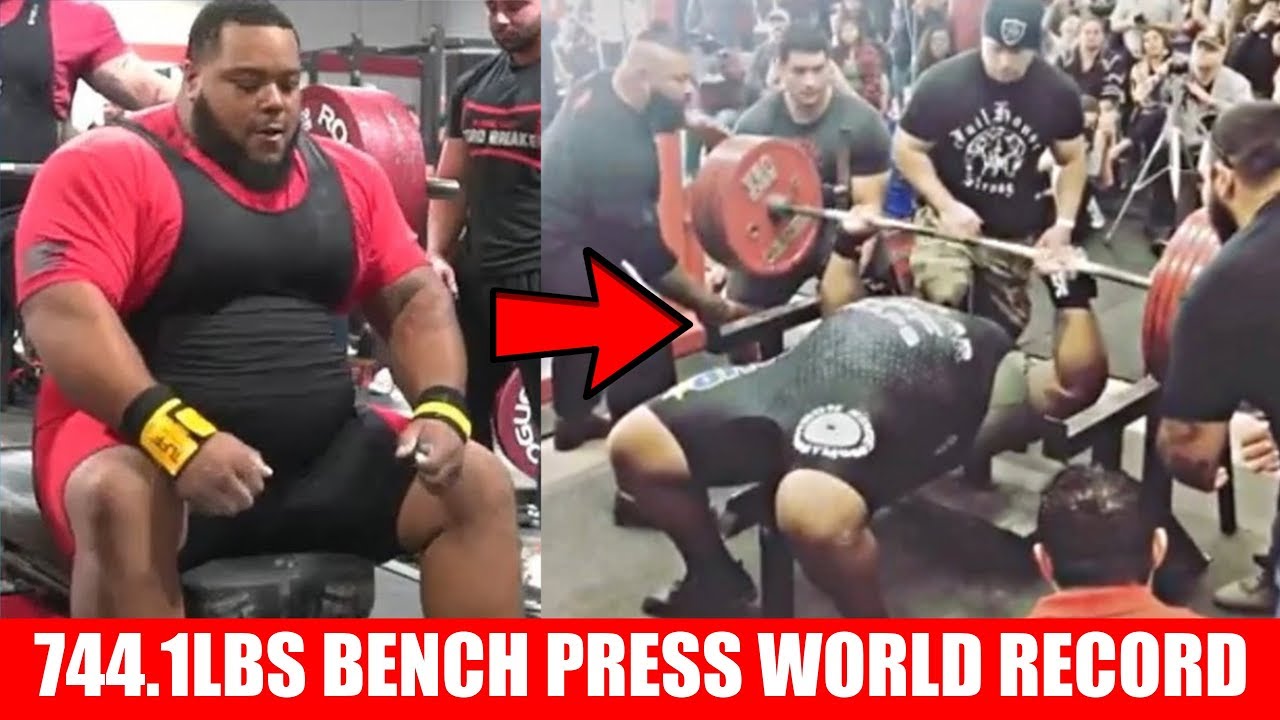Kentucky Man Breaks Bench Press World Record (744.1lbs RAW Bench Press