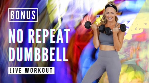 30 Minute Full Body No Repeat Dumbbell Workout Live With Amy Bodyfit By Amy Rapidfire Fitness 3075